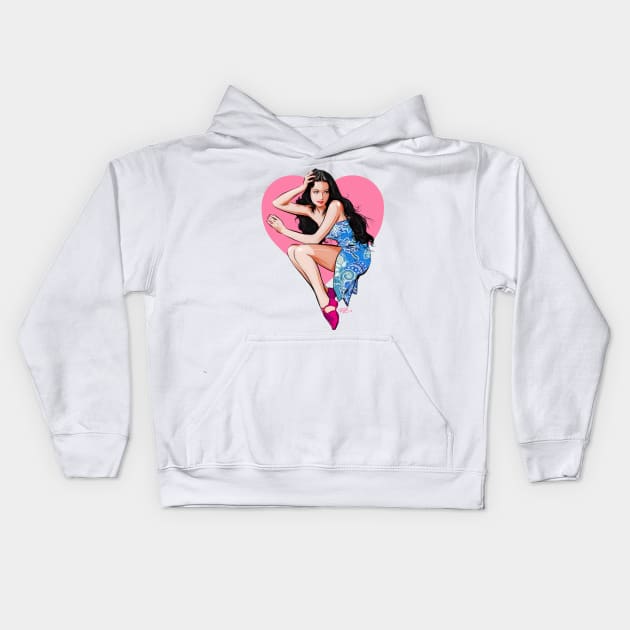 Dorothy Lamour - An illustration by Paul Cemmick Kids Hoodie by PLAYDIGITAL2020